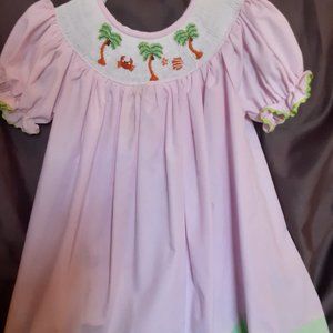 Toddler Girl Smocked Dress 18M